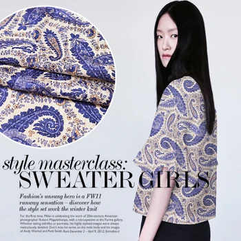 

Silk Garment Fabric Pattern Cashew Cross Stitch Linen Silk Linen New New High-grade Horse Wide