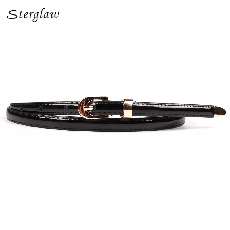 

Hot selling Women's pinceis leather straps 2019 fashion designer belts womens high quality Patent Modeling belt dress N006