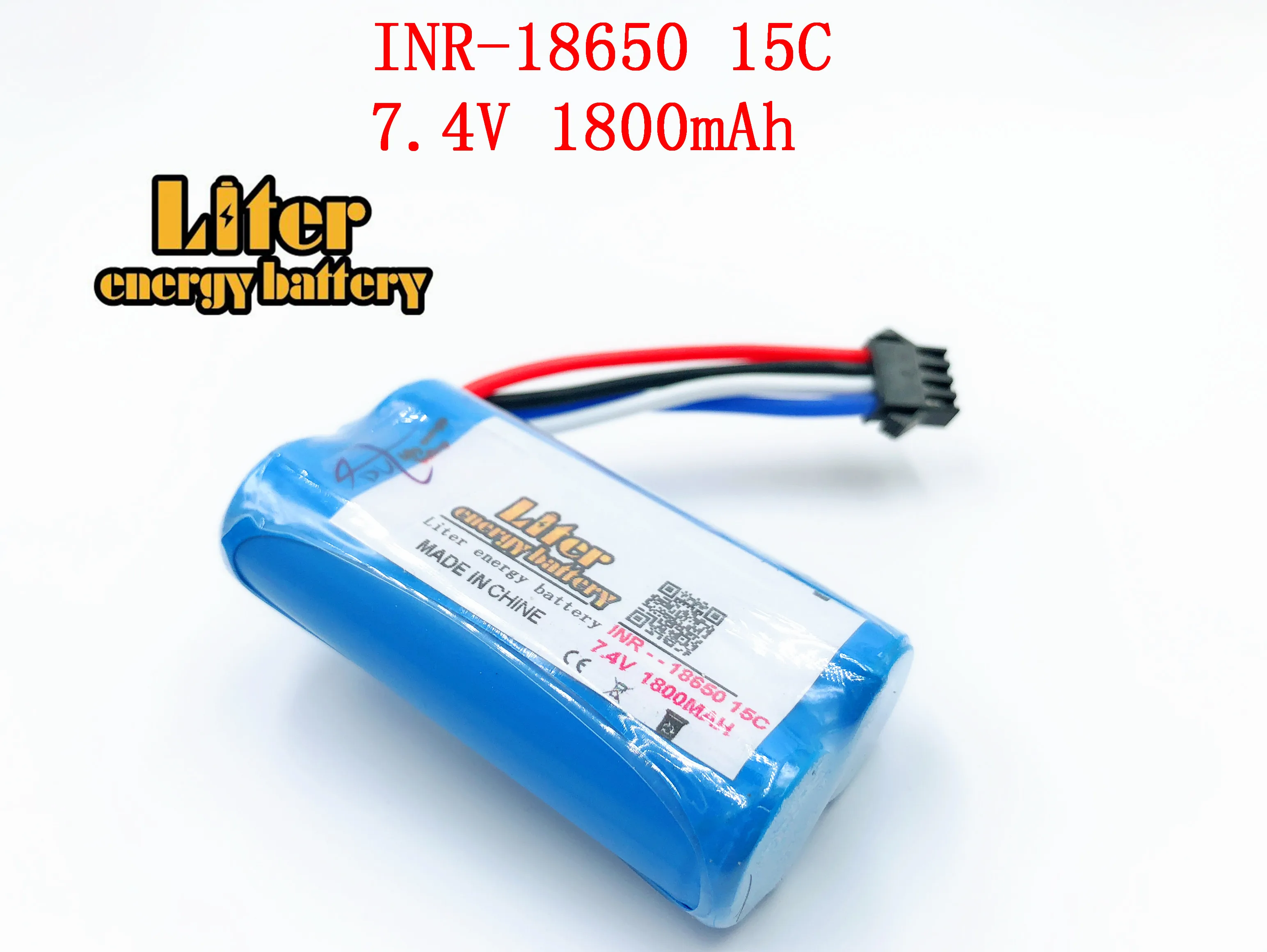 18650 7,4 V 1800 мА/ч, 15C Li-Ion Батарея Запчасти для MJX T40 T40C F39 F49 T39 Syma 822 Udi U12A Syma S033G Q1 tianke H100