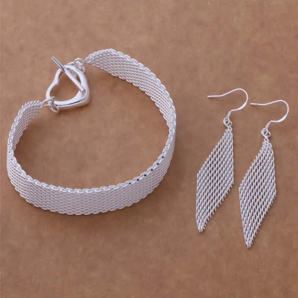 Серьги и браслет серебряные аnbaiyia anoajeva 143 + 263|jewelry red|jewelry yellowjewelry bits |