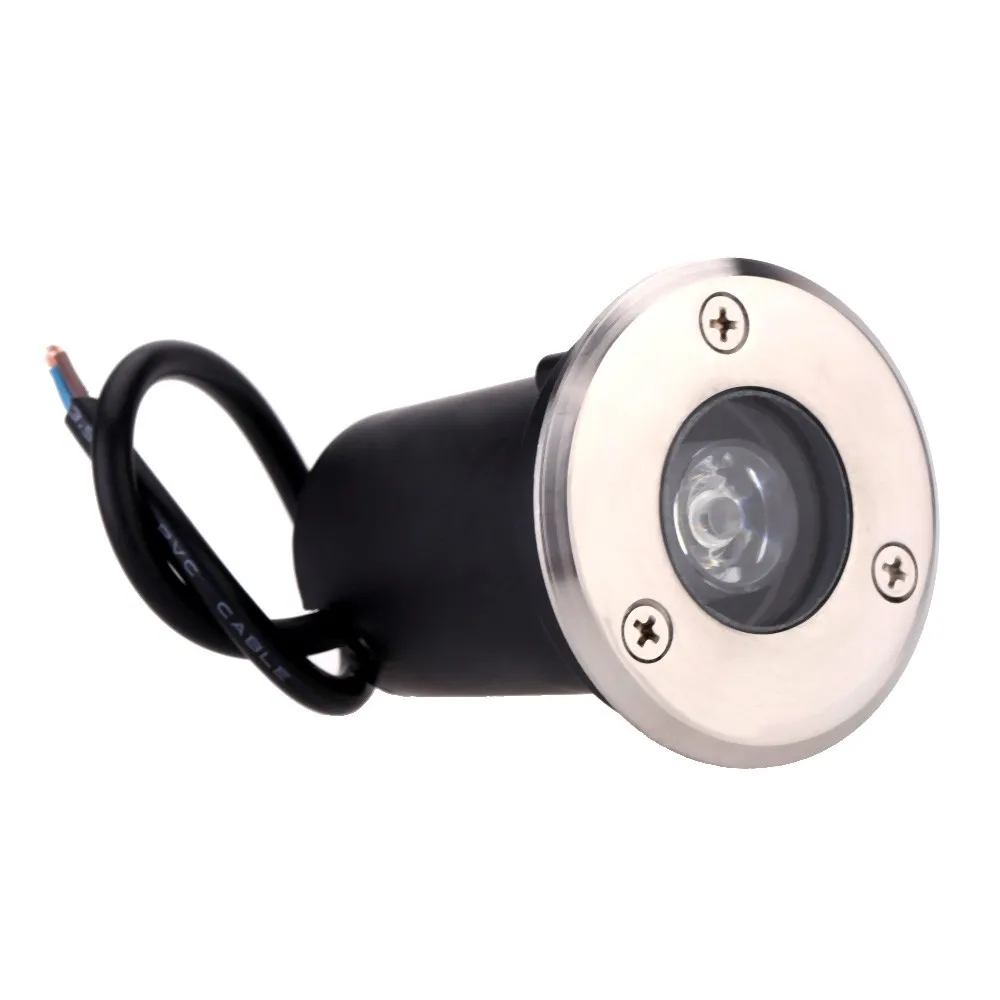 12V LED Underground Light Lamp 24V DC Outdoor Garden Inground Lamp 3W RGB Recessed Floor Landscape Spot Lights 220V 110V IP67 led underground light