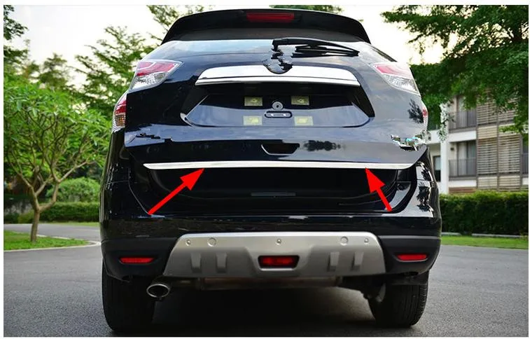 Подходит для Nissan X Trail Xtrail T32 Rogue 2014 2015 2017 задний багажник из нержавеющей стали