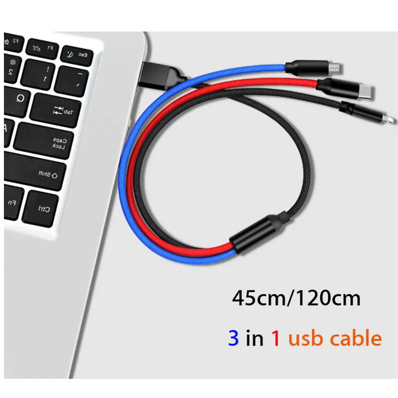 

45/120cm Micro USB Type C Charger Cable for xiaomi redmi note 7 6 5a 6a 6x 5x 4x s2 k20 pro play Mobile Phone Charging cables