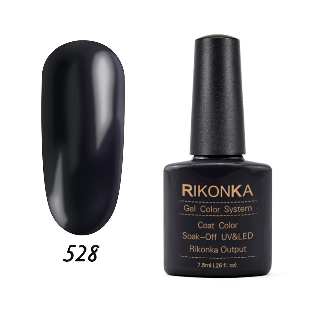 RIKONKA UV набор гель-лаков для ногтей замочить от Vernis полуперманентный УФ Гибридный лак для ногтей гель лак краска цвета система - Цвет: NG-528