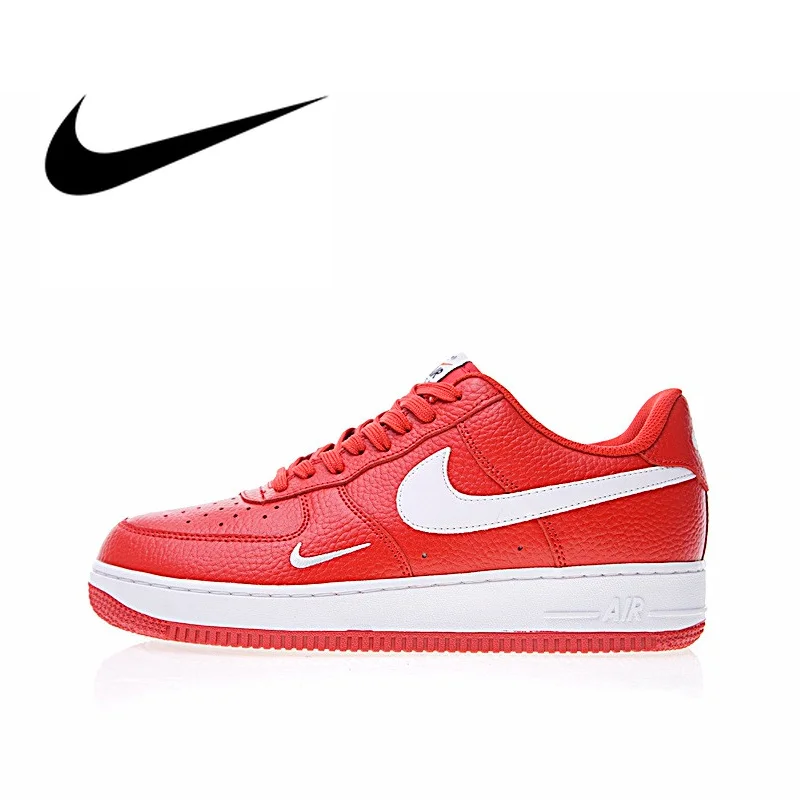 

Nike Air Force 1 Low Mini Swoosh Men's Comfortable Skateboarding Shoes Sport Sneakers Athletic Designer Footwear 2018 New 820266