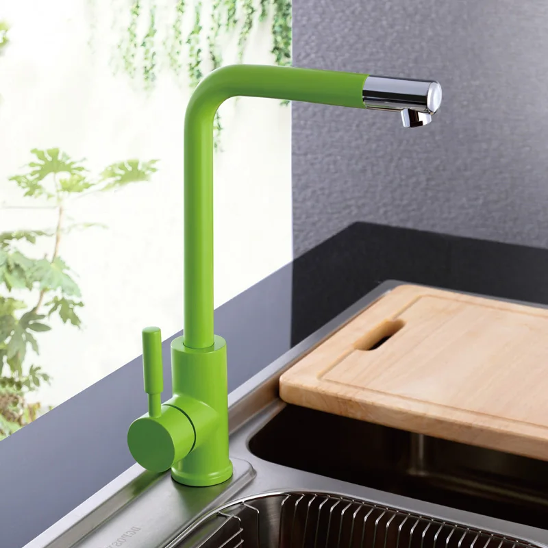 main Green kitchen faucet
