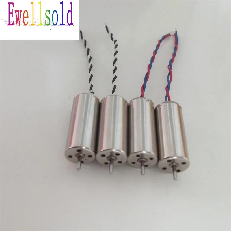 Ewellsold Free Shipping x4 motors H107L Quadcopter Mini Quad Copter 4pcs/lot Parts H107 h107L Clockwise Motors Anticlockwise | Игрушки и