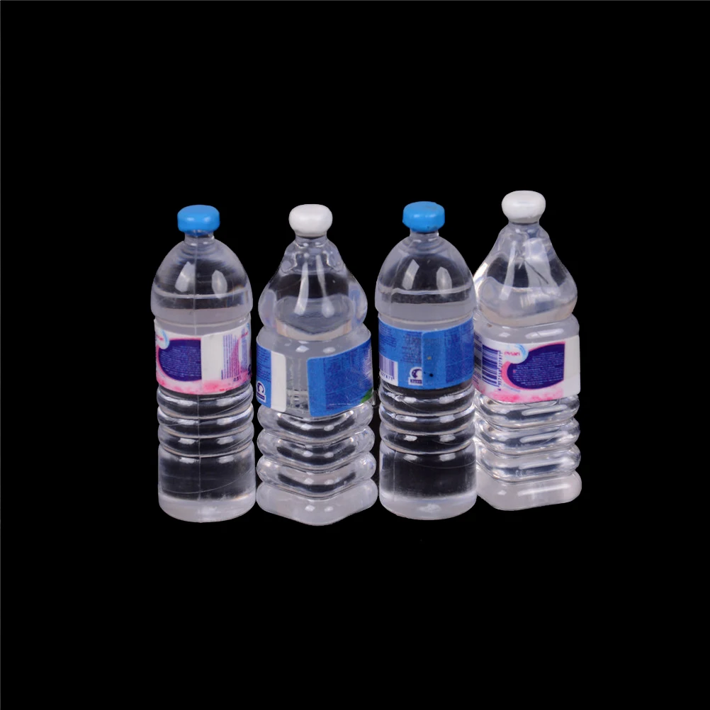 1:12 Kitchen Dining Drink Miniature Water Bottles Dollhouse Food Dolls Accessories Play Food Toy 2PCS/LOT
