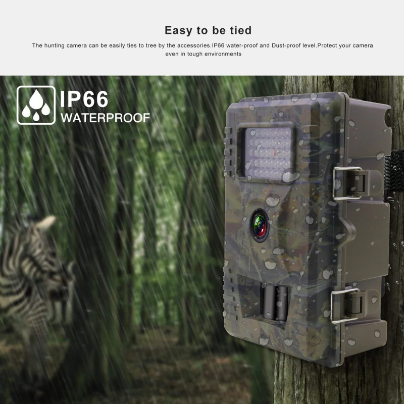 TC200 Trail камера 16MP 1080 P Инфракрасный ночное видение 42LED фото Ловушки камеры дикой природы Охотник Скаутинг Chasse видео Cam