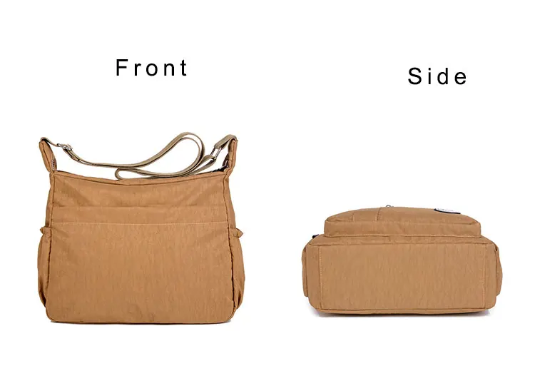 JINQIAOER Новые Дамские ручные сумки водонепроницаемые нейлоновые сумки для женщин дорожная сумка через плечо женские сумки через плечо