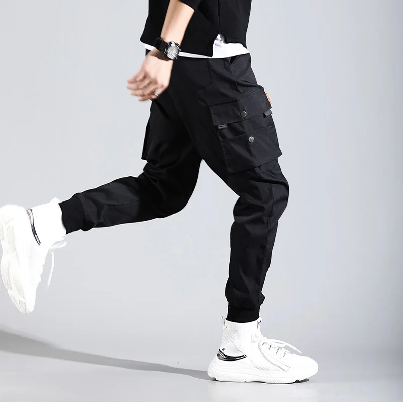 Pencil Pants Men Hip Hip Men s Joggers Ankle Length Cargo Pants Streetwear 2019 Fashion Men 5