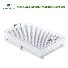 CapsulCN, (400 holes) Size 00 CN-400CL Manual capsule filler/Capsule Filling Machine/Manual Capsule Maker Easy Cleaning Type