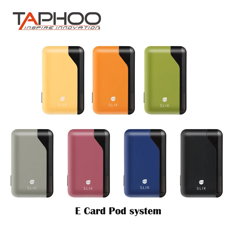 

Taphoo E Card Pod cartromizer 400mah cigs Easy Refilling vape starter kit Cartridge Vaporizer vs s8 Pod E Cigarette
