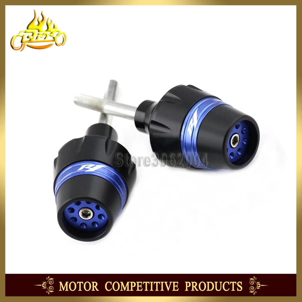 

Frame Slider Crash Protector Bobbins Falling Protection Motorcycle Accessories For YAMAHA YZF-R1 YZFR1 2004-2006 2005 Logo CNC