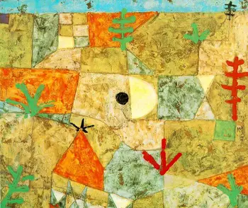 

High quality Oil painting Canvas Reproductions Southern gardens (1921) by Paul Klee Painting hand painted