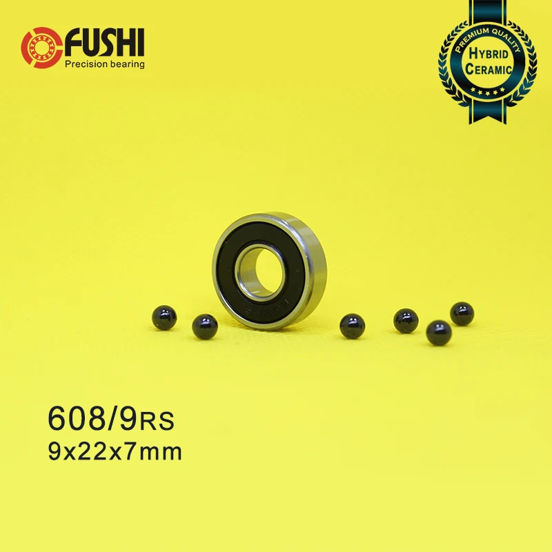 608/9 Hybrid Ceramic Bearing 9x22x7 mm ABEC 1 ( 1 PC) Industry Motor