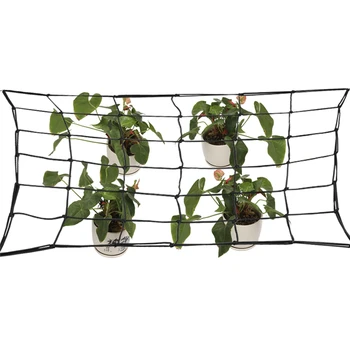 

Vegetable Climbing Vine Plants Garden Netting Elastic Rubber Garden Trellis Net Support for Flower Plant Support Net