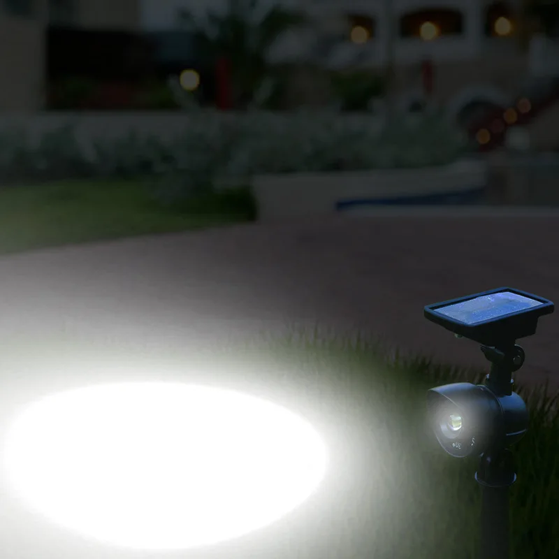 

Update LED Motion Sensor Focused Solar Panel Lawn Spotlight Outdoor Garden Backyard Waterproof Lamp Light Super Bright Garland