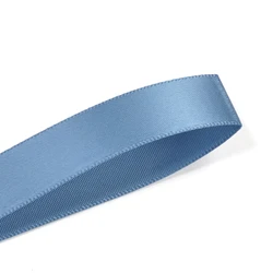 Elegant Blue Double Face Satin Ribbon - 100 Yards for Party & Wedding Decorations, Crafts, and Handmade Roses (Antique blue 338)