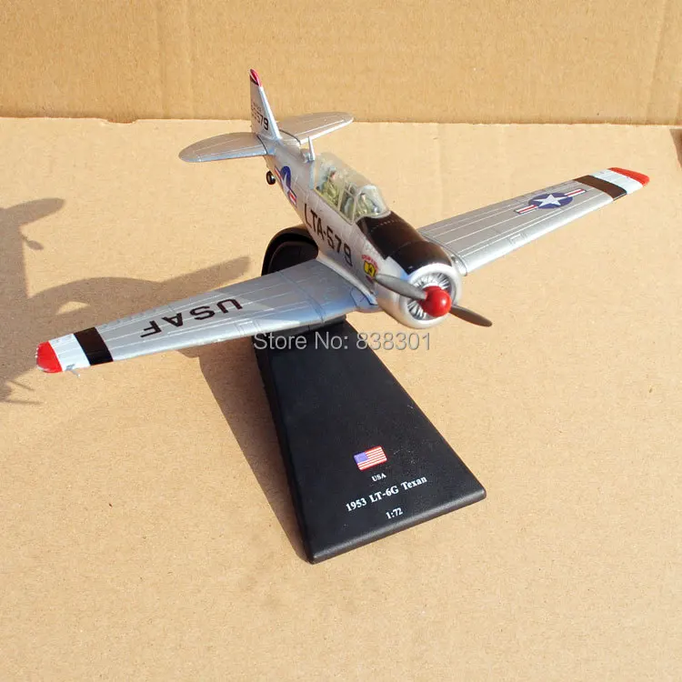 AMER 1/72 масштаб игрушечные модели самолетов США 1953 LT-6G Техасский истребитель литой металлический самолет модель игрушки для подарка/коллекции/украшения