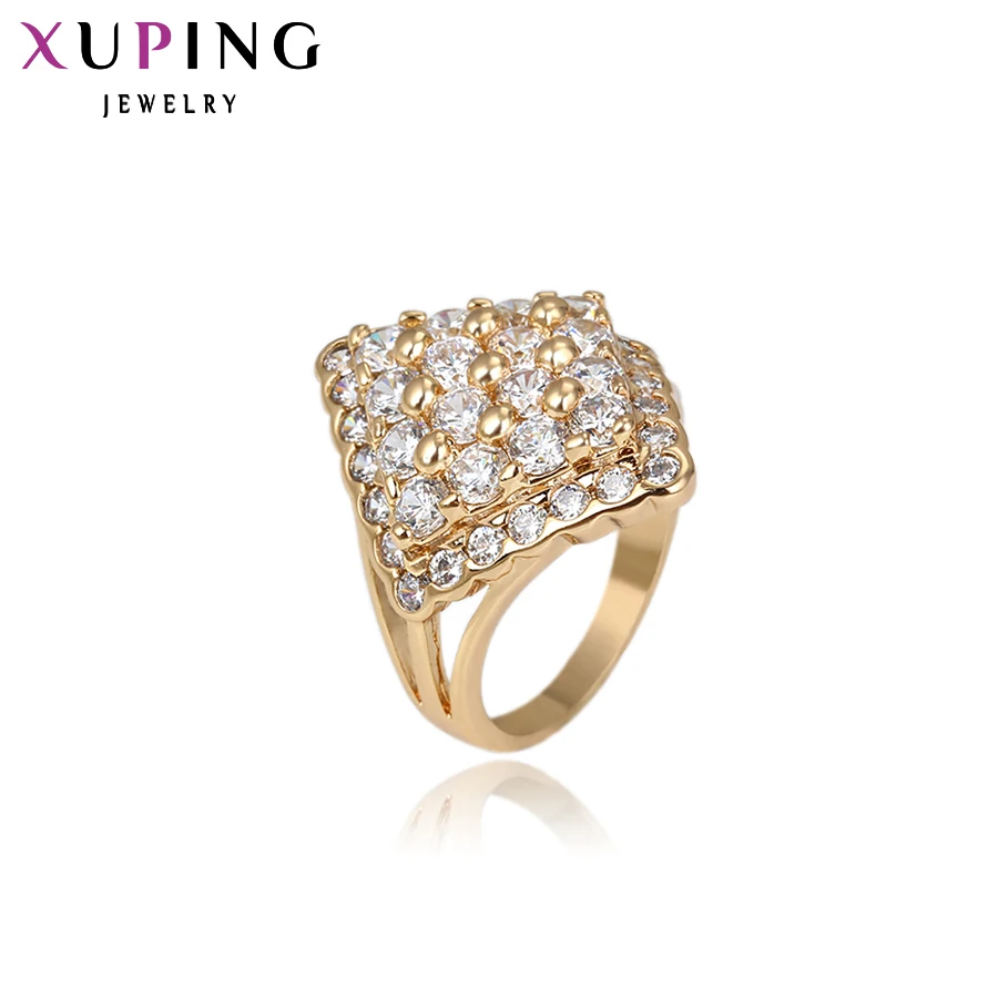 Xuping Luxury Ring Popular Design Charm Style Ring for Girl Women Gold