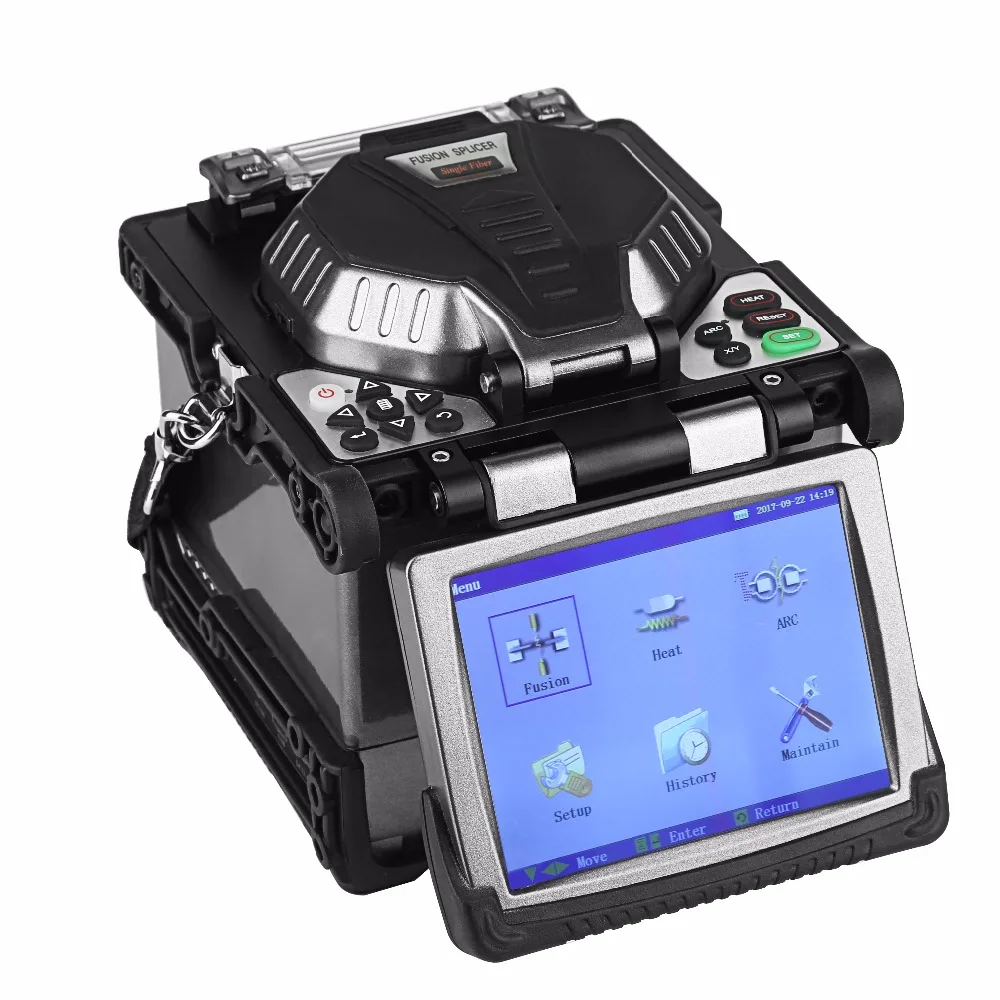 RY F600 Digital Fiber Optical Fusion Splicer With Optic Fiber Optcic