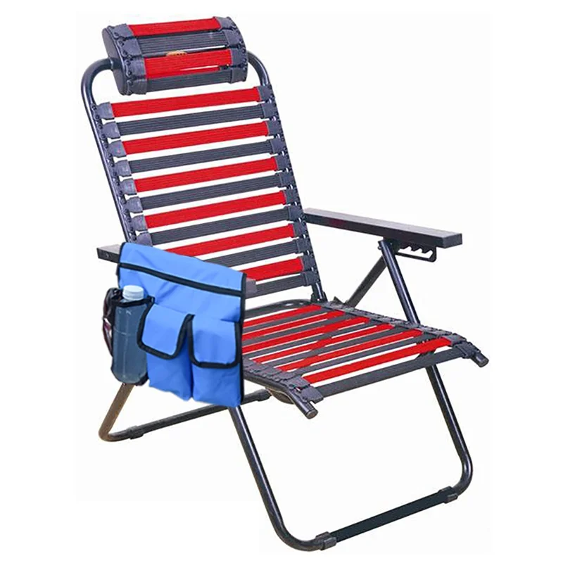 

Outdoor Fishing Beach Chair Hanging Storage Bag Phone Sunglasses Pouch Handy Pockets Tote Bag With Straps Portable Shoulder Bag
