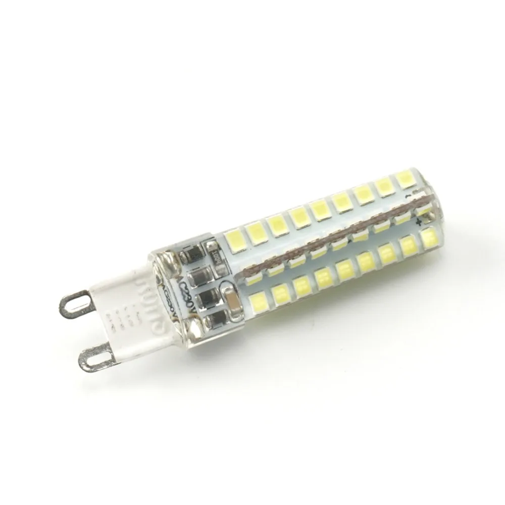 G9 Светодиодный лампочки 10 Вт с регулируемой яркостью AC220V/110 V теплый белый/белый 2835SMD 72 светодиодный мини-люстра с лампами 20 шт./лот