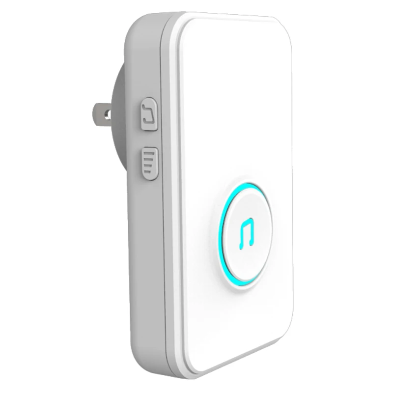 

One To One Wireless Self-Generating Doorbell Home Long Distance No Battery Self-Powered US Plug