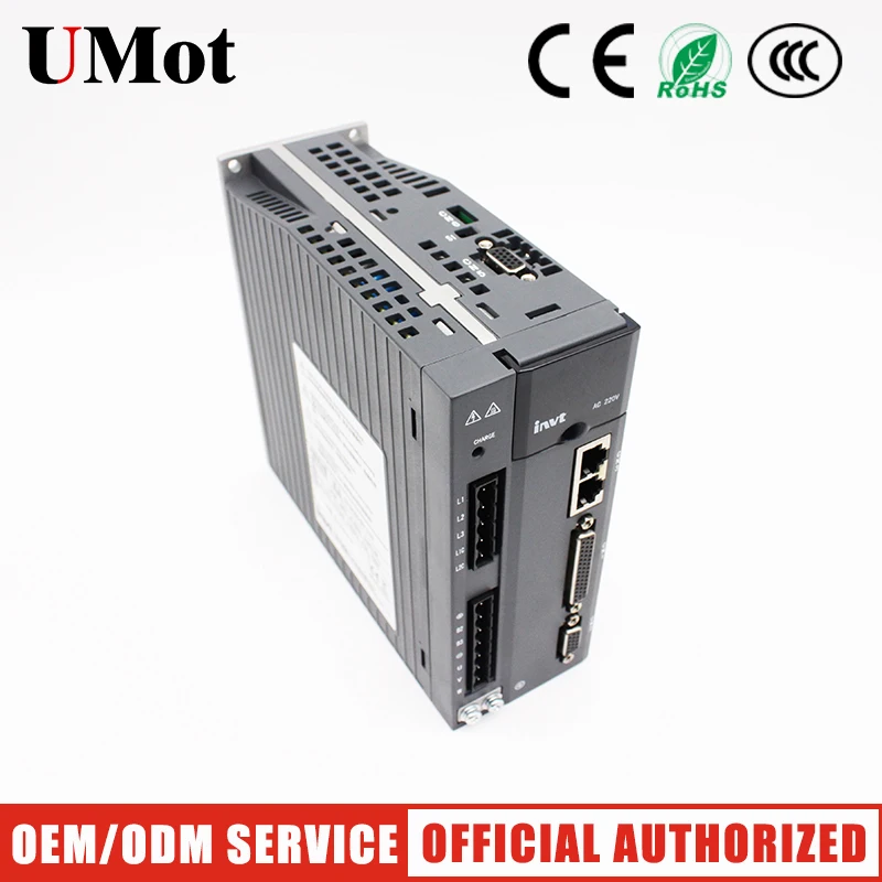 750 Вт Серводвигатель без тормоза + EtherCAT однофазный 23 битный абсолютный кодер для