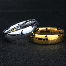 Anillos de acero inoxidable para hombre y mujer, anillo de titanio