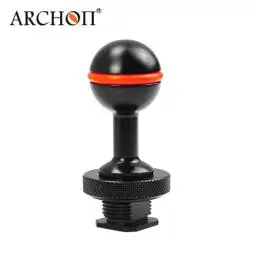 

Archon Z18 mount cold shoe hot shoe holder for diving flashlight cold shoe with ball adapter
