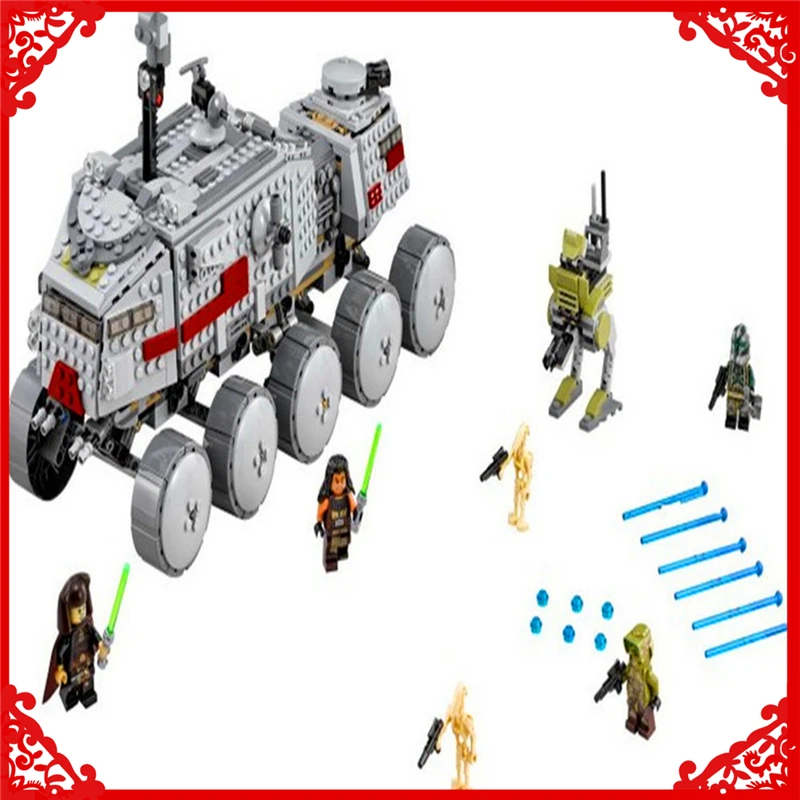 

LEPIN 05031 Star Wars Clone Turbo Tank Building Block Compatible Legoe 933Pcs Toys For Children Compatible Legoe