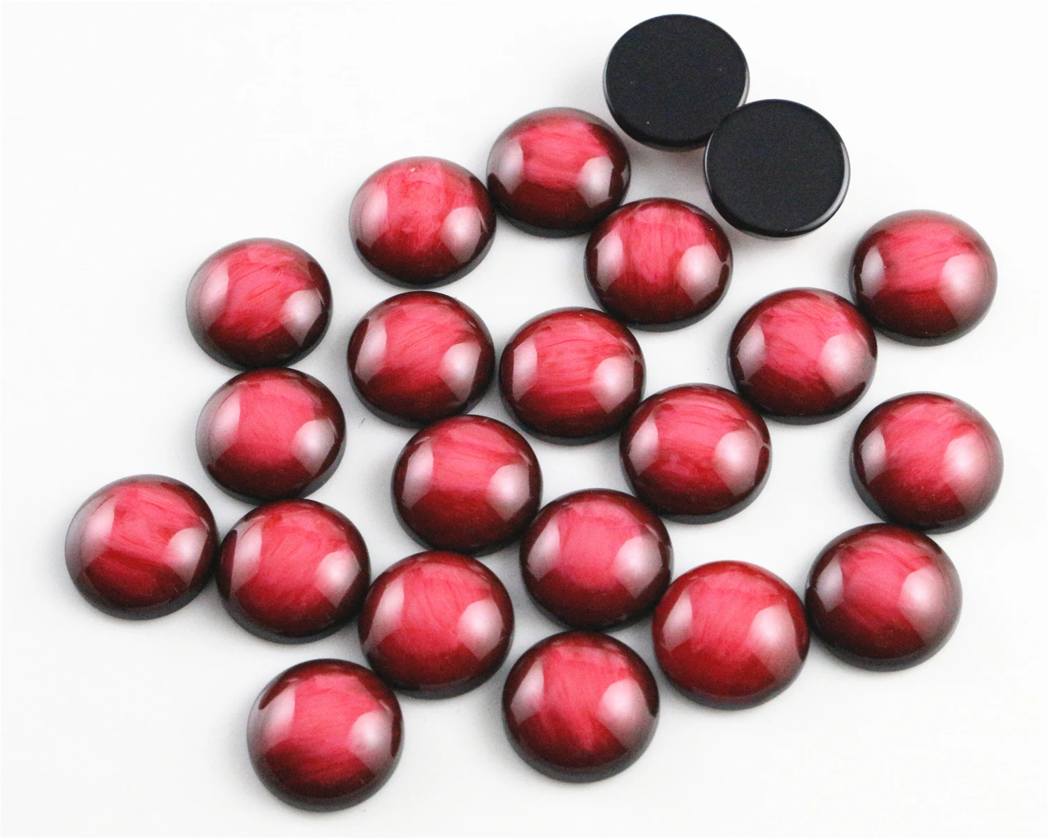 New Fashion 40pcs 12mm Red Colors Stylish Brushed Style Flat back Resin Cabochons Cameo-V5-05 New Fashion 40pcs 12mm Red Colors Stylish Brushed Style Flat back Resin Cabochons Cameo-V5-05