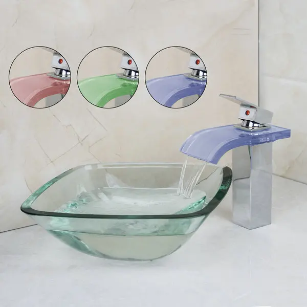 Promoción de lavabo de cristal templado compra lavabo de cristal ...