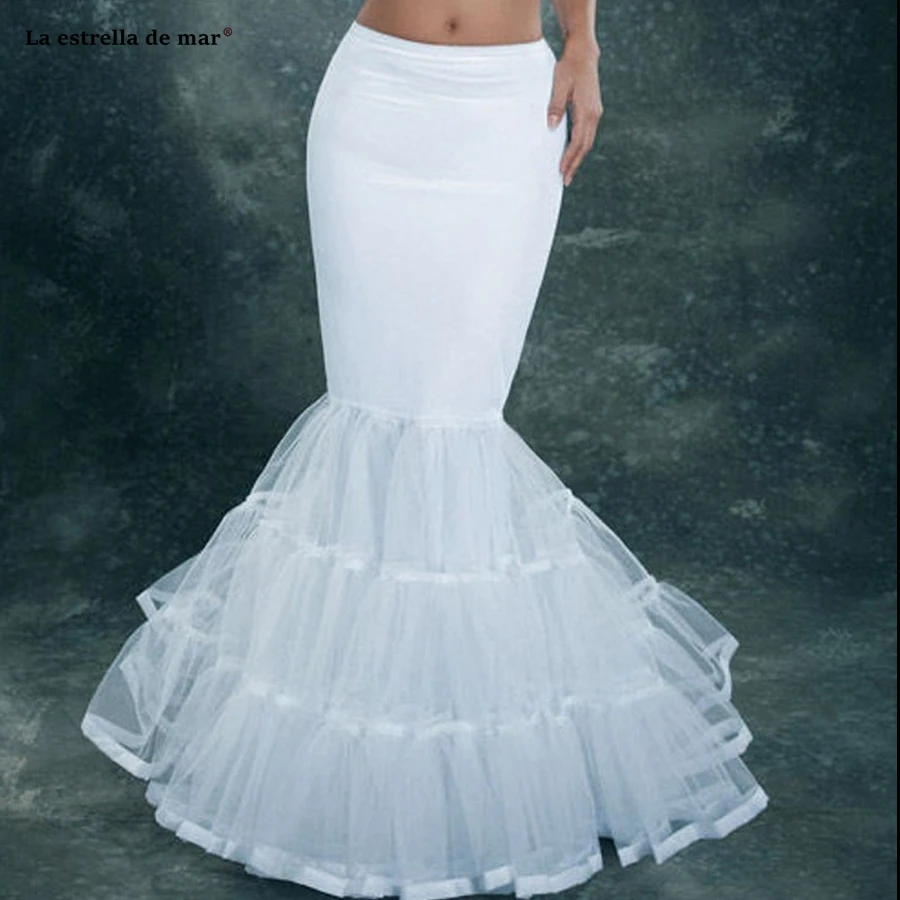La estrella de mar jupon mariage новая сексуальная фатиновая юбка Русалка enaguas para el vestido boda