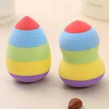 Красота Радуга губкой бьюти-блендер супер мягкий для порошок Гладкая маскировки