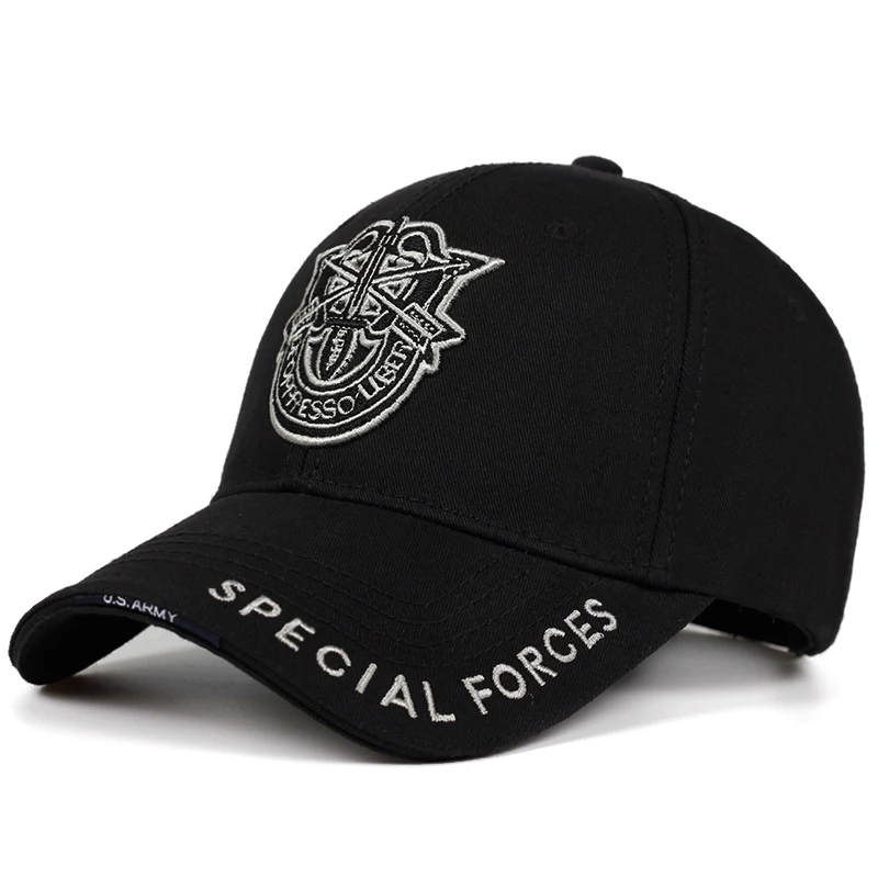 

High quality Shield baseball cap Fashion cotton letter embroidery hat Outdoor leisure sports hats Adjustable hip hop warfare cap