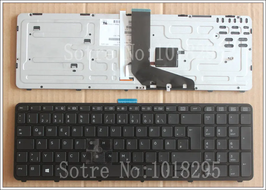 New for HP Zbook 15 G2 17 G2 backlit German Laptop keyboard With Mouse