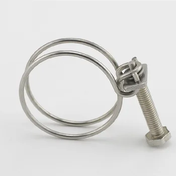 

SUS304 16mm x 2mm Stainless Steel Hose Pipe Clamps Fittings 10pcs/lot Hardware Free Shipping