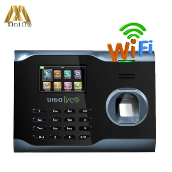 

Hot Sale Biometric Fingerprint Time Attendance Time Clock Linux System ZK U160 WIFI Time Attendance Recorder WIFI Communication