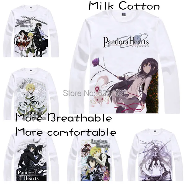 

2015 Pandora Hearts Oz Vessalius T Shirt Anime Japanese Famous Animation Novelty Summer Men's T-shirt Cosplay coolprint shirts