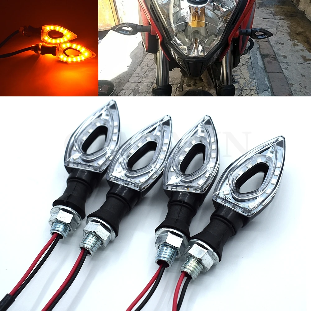 

Universal 12 LED turn signal motorcycle light flashing light amber For Yamaha FZ6 FAZER FZ6R FZ8 MT07 MT-07 FZ07 FZ1 FAZER XJ6