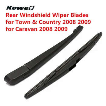 

KOWELL Rear Windshield Wiper Blades Refill Brushes for Car Janitors for Dodge Caravan for Chrysler Town & Country 2008 2009 NEW
