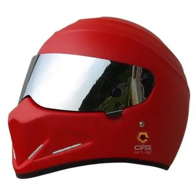 DIY Симпсон стекловолокно полный шлем мотоциклетный шлем CRG ATV-4 шлемы Звездные войны, шлем+ Симпсон логотип - Цвет: H