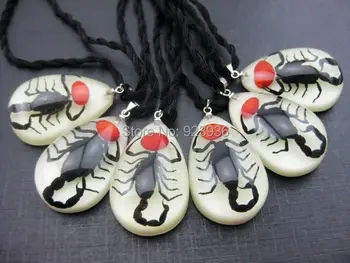 

FREE SHIPPING 20PCS Lovable Glow in Dark individuation pendant necklace Real Scorpion Specimen