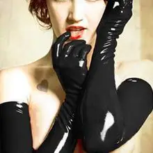 Сексуальные перчатки для женщин, взрослых, мокрого вида, латекс, ПВХ, кожа, костюм фетиш, аксессуар, 2 цвета