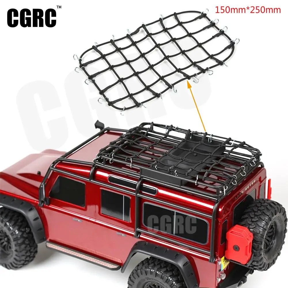 

1:10 Rc Rock Crawler Elastic Luggage Net For Traxxas Trx-4 Trx4 Rc Car Accessories Rack A Rubber Band Net For Roof Rack