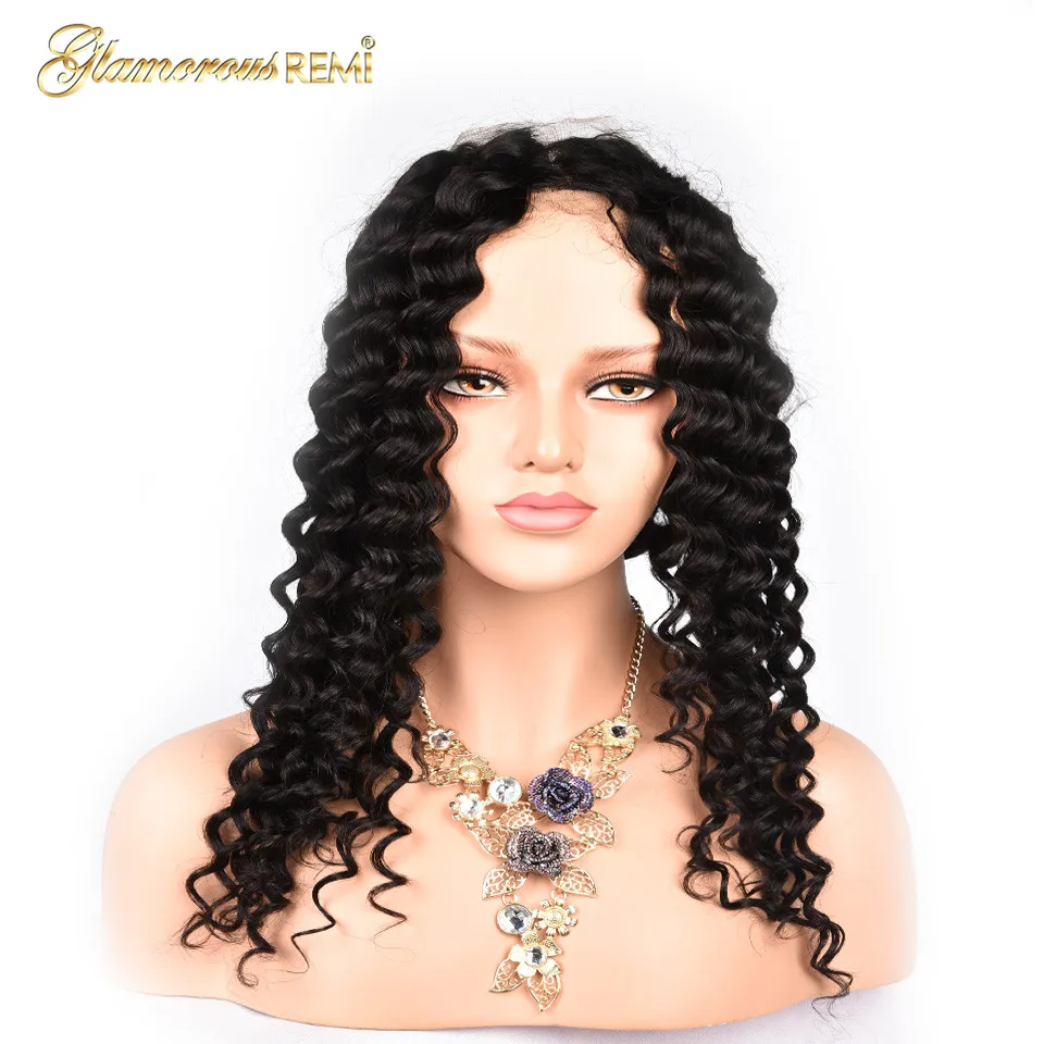 Peruvian Deep Wave Hair Pre Plucked 360 Lace Frontal Closure With Baby Hair 100% Human Remy Hair Closure Free Part Natural Color