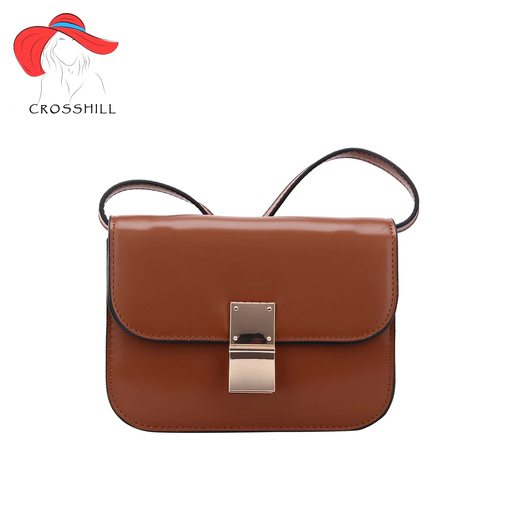 

Crosshill luxury brand pu leather messenger bags for women designer 2019 ladies flap bag bolso mujer woman crossbody sac bolsa